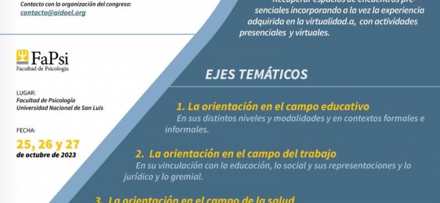 V CONGRESO IBEROAMERICANO DE ORIENTACIÓN - CIO 2023