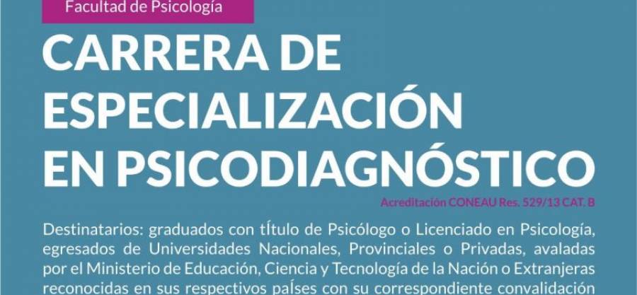 Especialización en Psicodiagnóstico