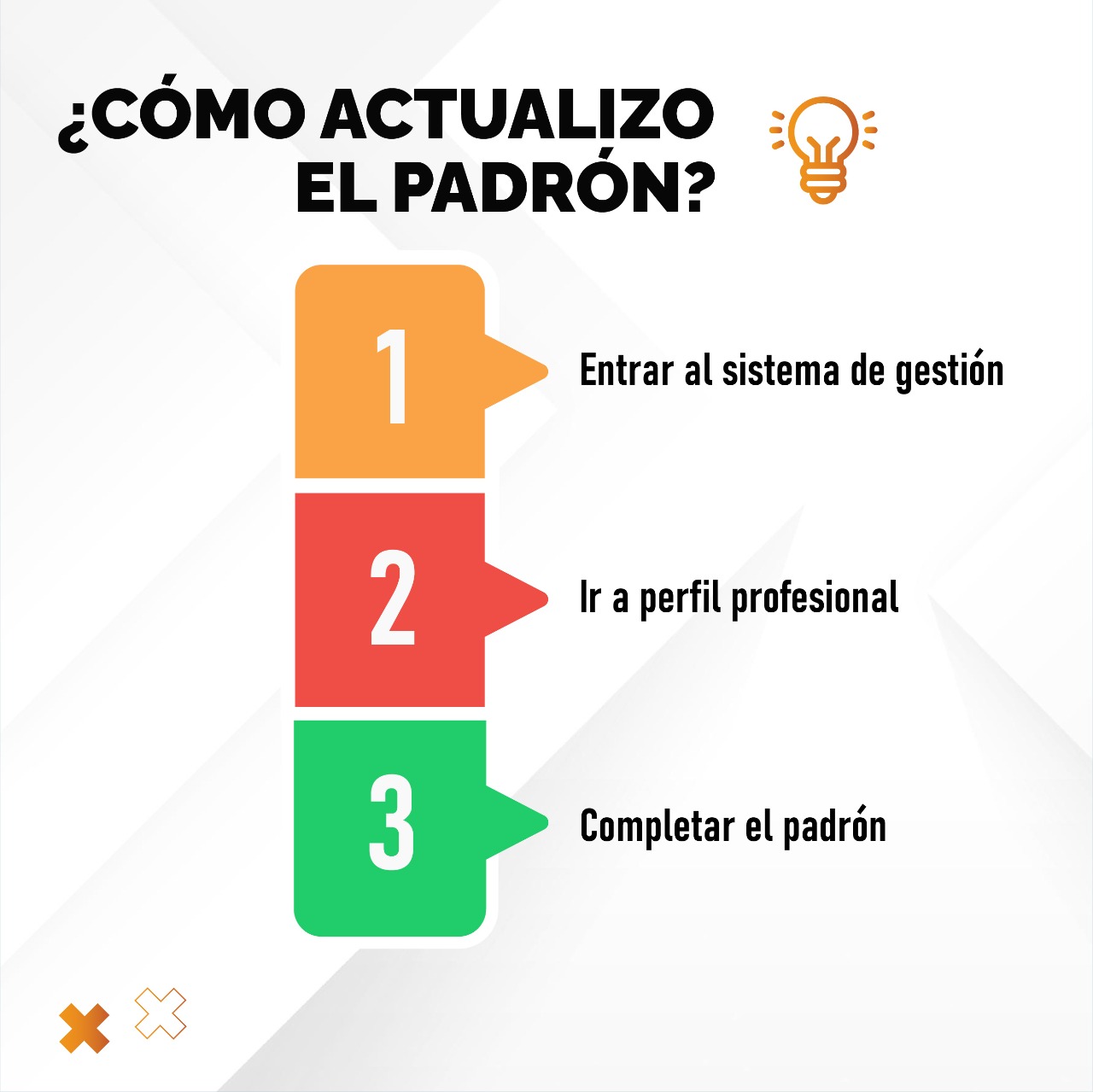 como actualizo padron