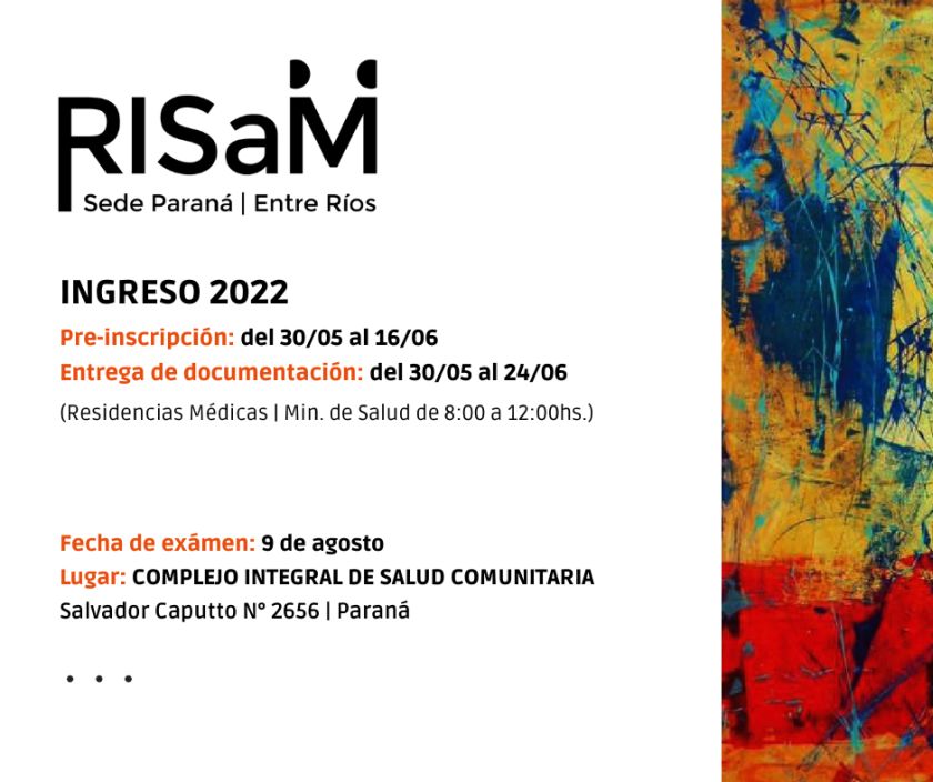 risam INGRESO 2022