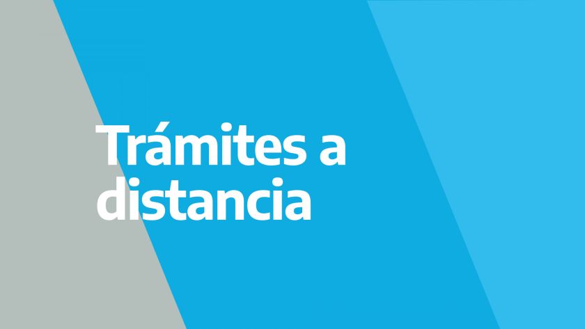 tramites a distancia