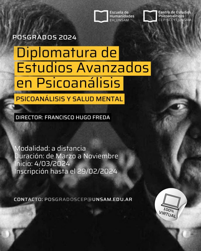 Diplomatura Estudios Avanzados en Psicoanálisis