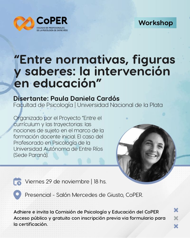 Entre normativas figuras y saberes