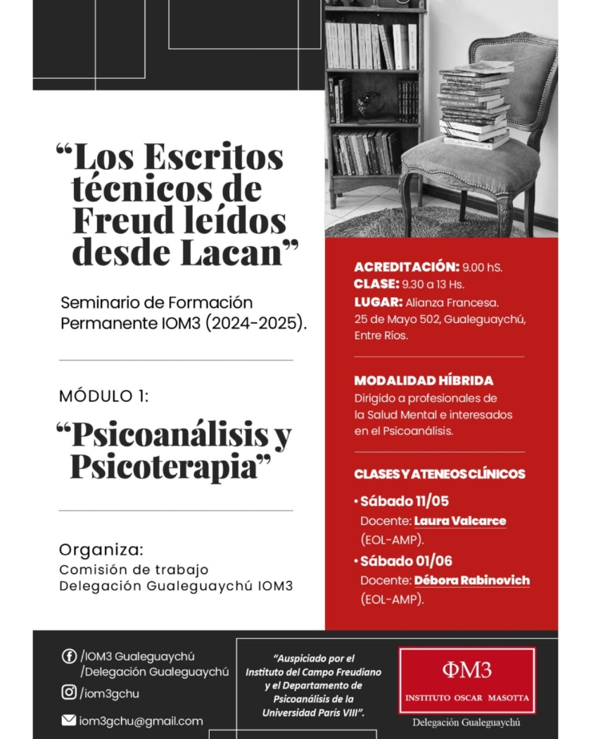 los escritos tecnicos de freud leidos desde lacan gchu