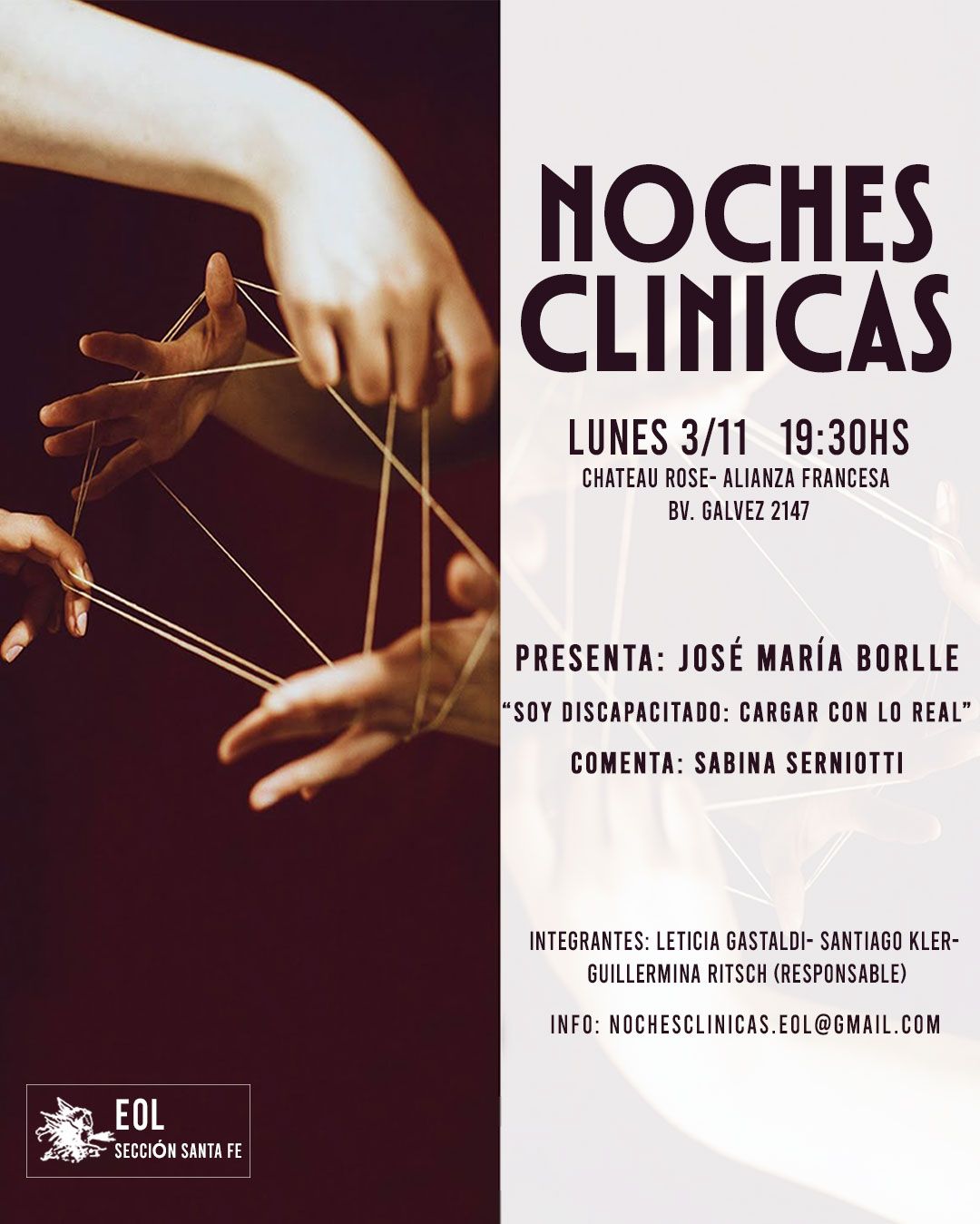 FLYER NOCHES CLINICAS