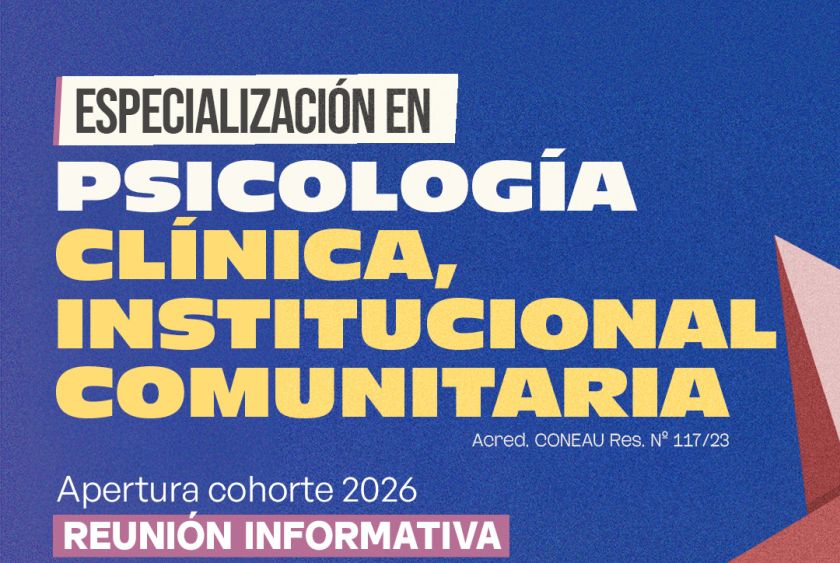 Especialización en Psicología Clínica